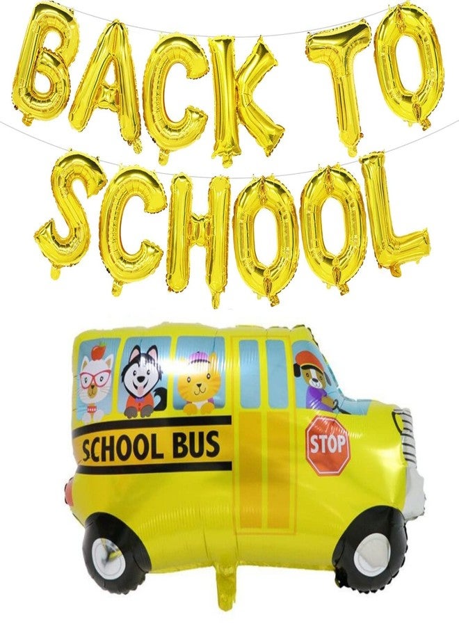 Atpata Funky Back to School Foil Balloons Decoration & Photo Props - Image 1